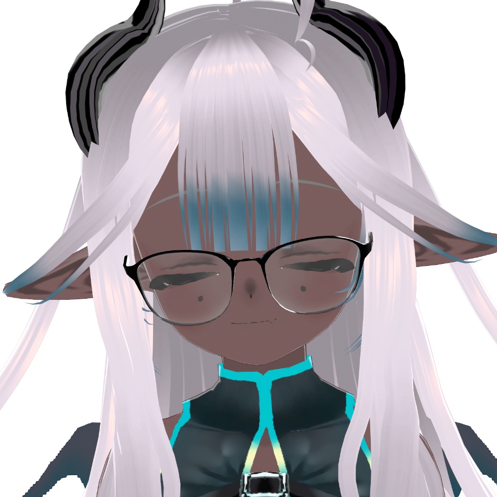 【VRoid・VRM】困ったなぁ×サキュバス「サキュちゃん004」オリジナル3Dモデル