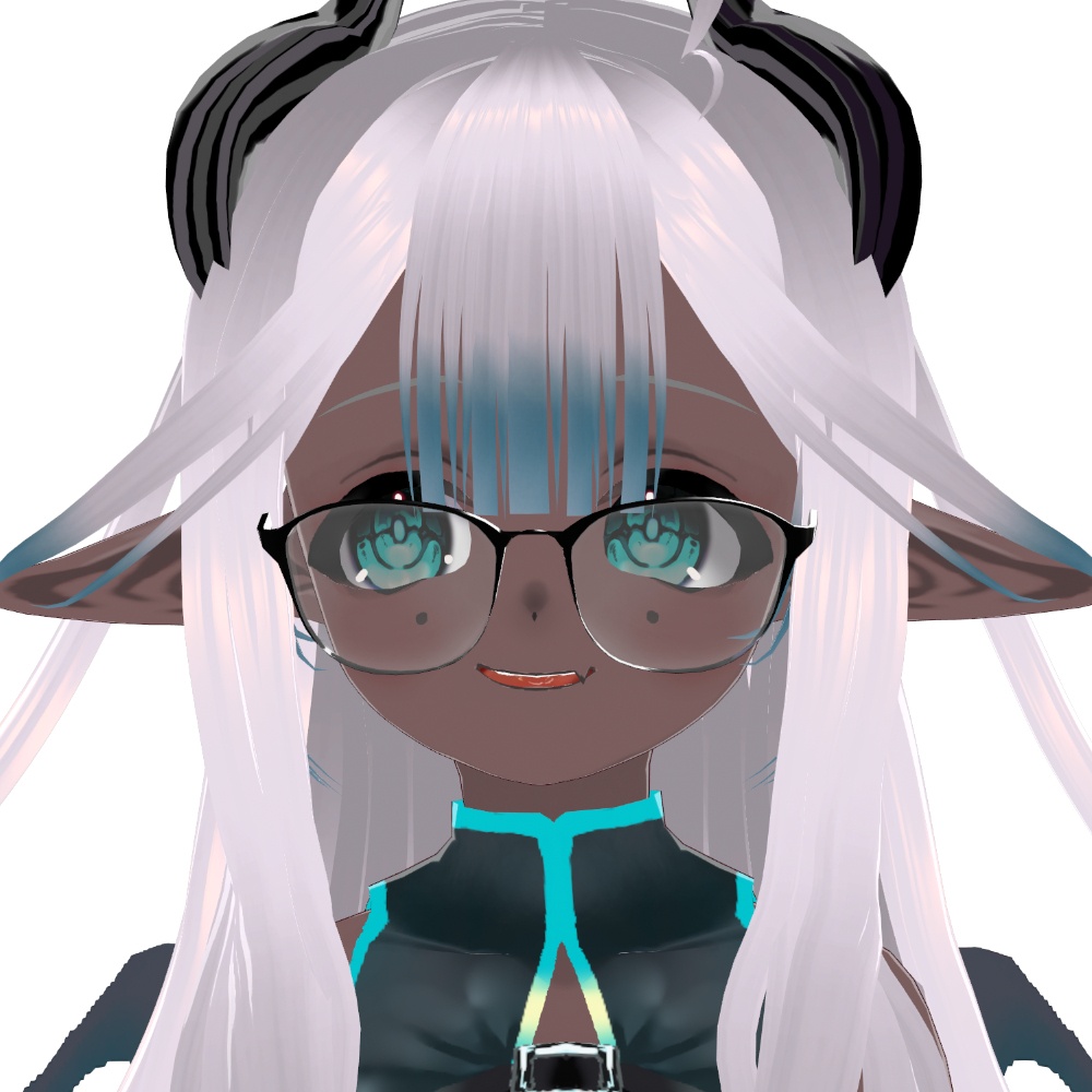 【VRoid・VRM】困ったなぁ×サキュバス「サキュちゃん004」オリジナル3Dモデル