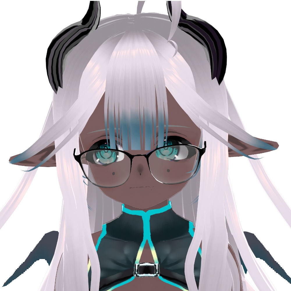 【VRoid・VRM】困ったなぁ×サキュバス「サキュちゃん004」オリジナル3Dモデル