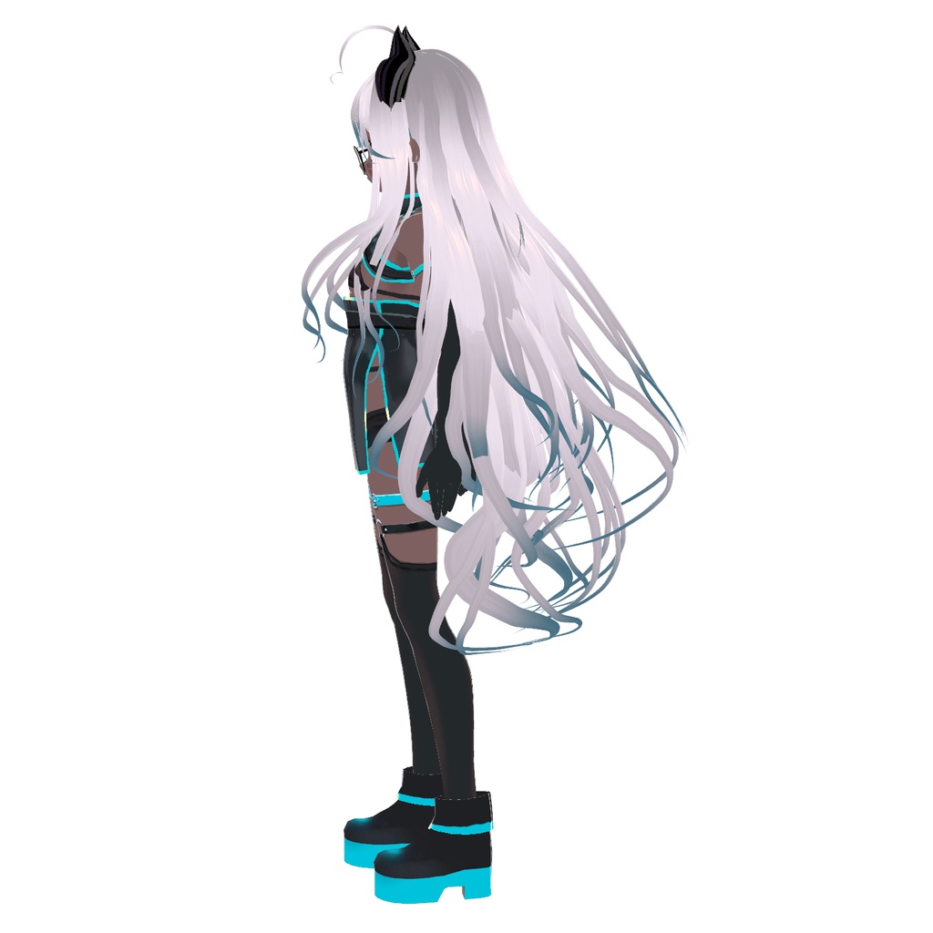 【VRoid・VRM】困ったなぁ×サキュバス「サキュちゃん004」オリジナル3Dモデル