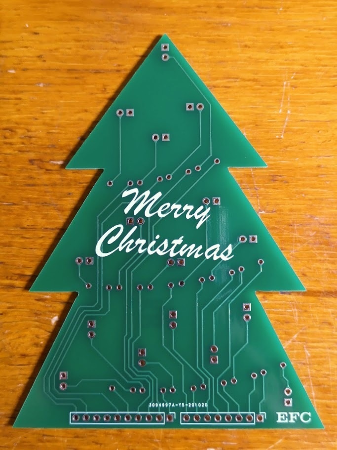 Arduino UNO用クリスマスツリー基板