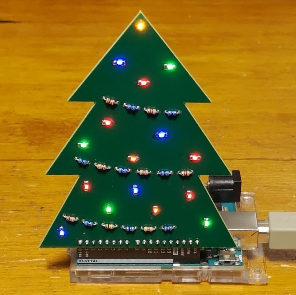 Arduino Uno用クリスマスツリー基板 Efc Tech Booth