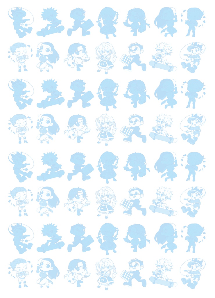 There are ハンター×ハンター イラスト本