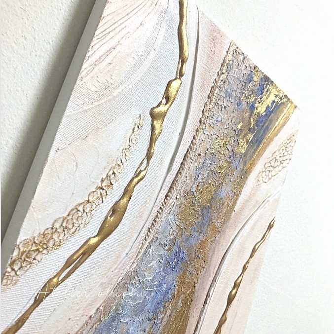 #10 インテリアパネル テクスチャーアート 原画 アクリル画 現代アート