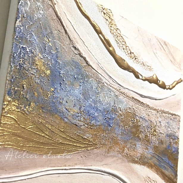 #10 インテリアパネル テクスチャーアート 原画 アクリル画 現代アート