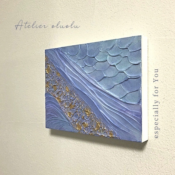 #12 インテリアパネル テクスチャーアート 原画 アクリル画 現代アート