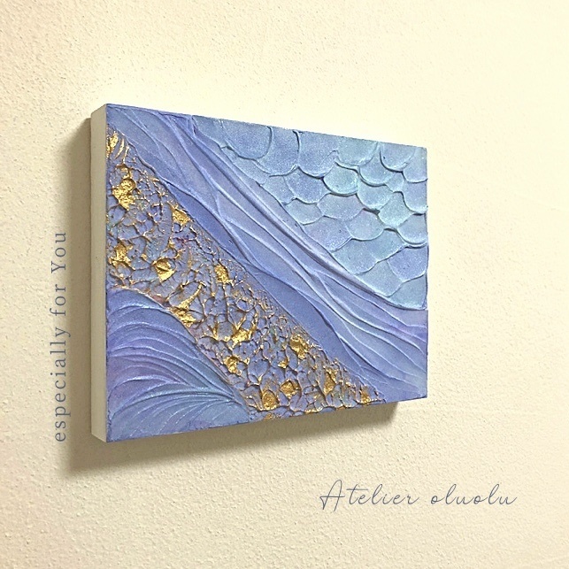 #12 インテリアパネル テクスチャーアート 原画 アクリル画 現代アート