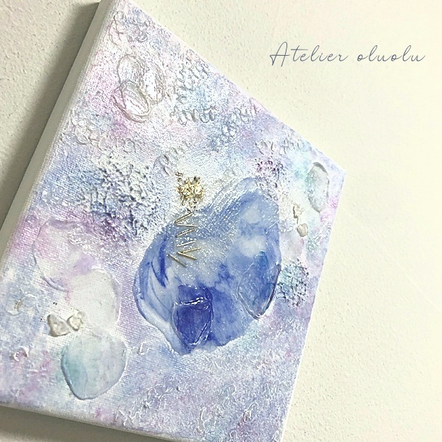 #14 インテリアパネル テクスチャーアート 原画 アクリル画 現代アート