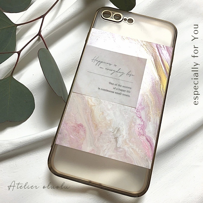 #５  アートシート スマホケース用 インナーシート 原画 アクリル画（送料込）