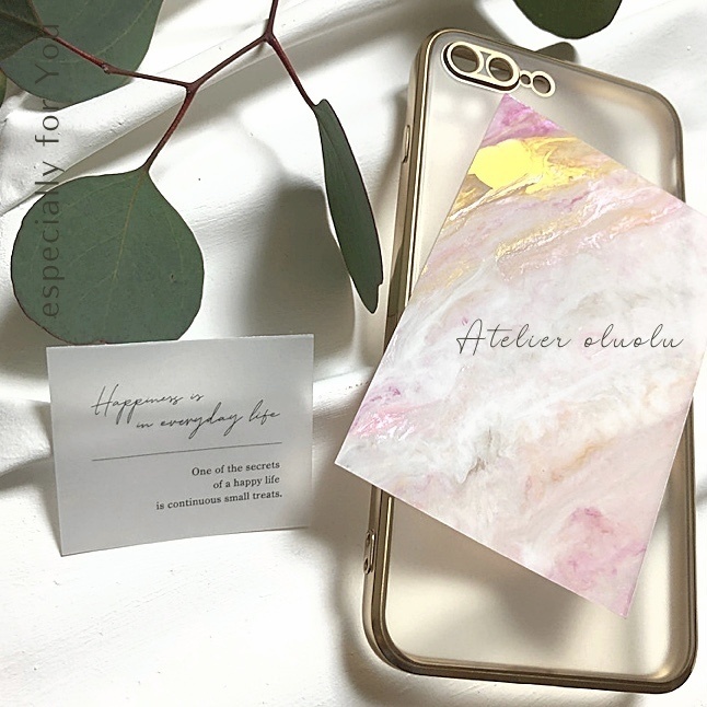 #5 アートシート スマホケース用 インナーシート 原画 アクリル画(送料込)