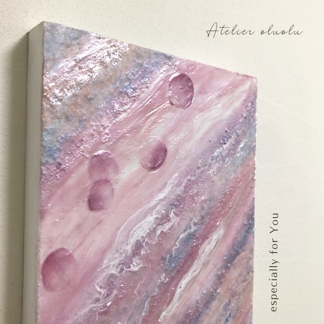 #25 インテリアパネル テクスチャーアート 原画 アクリル画 現代アート