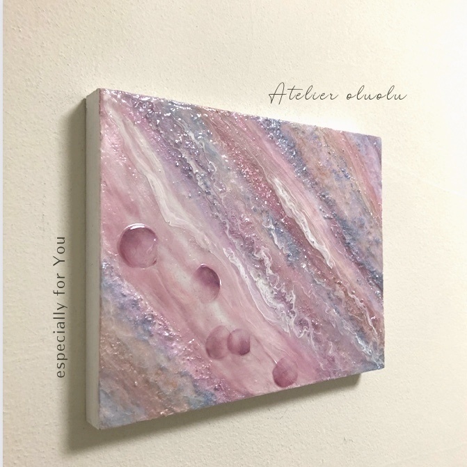 #25 インテリアパネル テクスチャーアート 原画 アクリル画 現代アート