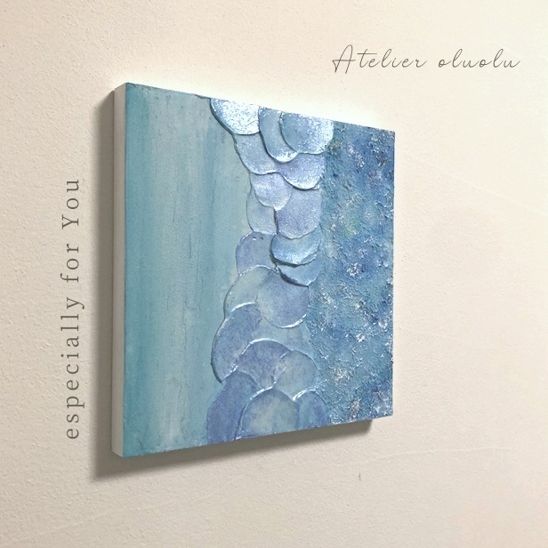 #27 インテリアパネル テクスチャーアート 原画 アクリル画 現代アート