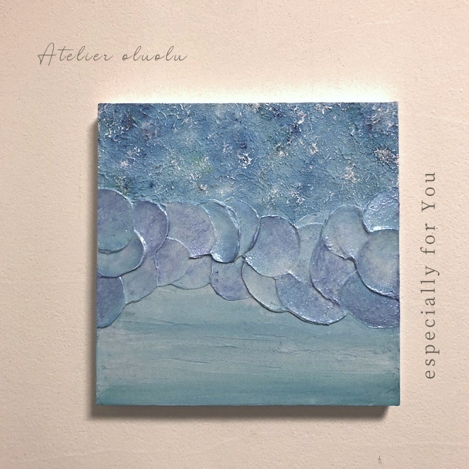 #27 インテリアパネル テクスチャーアート 原画 アクリル画 現代アート