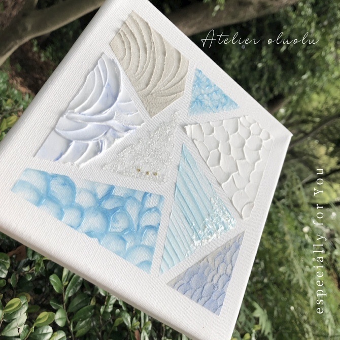 #34 インテリアパネル テクスチャーアート 原画 アクリル画 現代アート