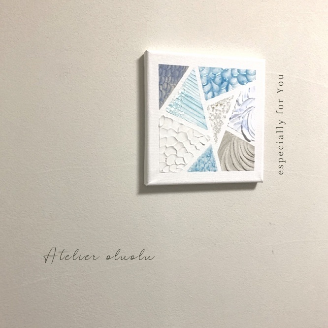 #34 インテリアパネル テクスチャーアート 原画 アクリル画 現代アート