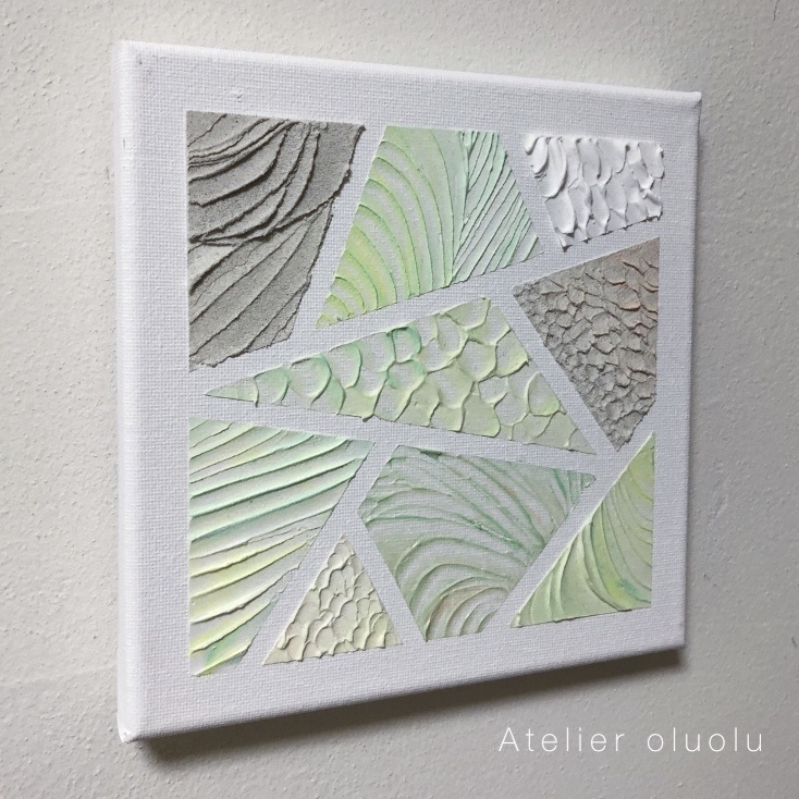 #52 インテリアパネル テクスチャーアート 原画 アクリル画 モダンアート