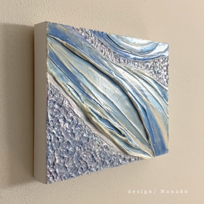 #64 インテリアパネル テクスチャーアート 原画 アクリル画 モダンアート