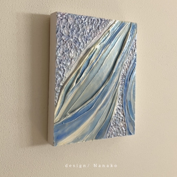 #64 インテリアパネル テクスチャーアート 原画 アクリル画 モダンアート