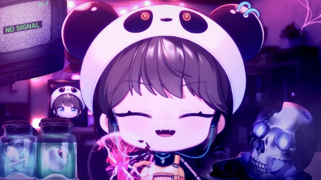 [Live2dアイテム/ 背景+モデルアイテム] ハロウィン ホラー テーマ アイテム/ Halloween Horror Special items