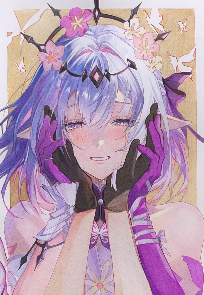 キャストリス 色鉛筆画
