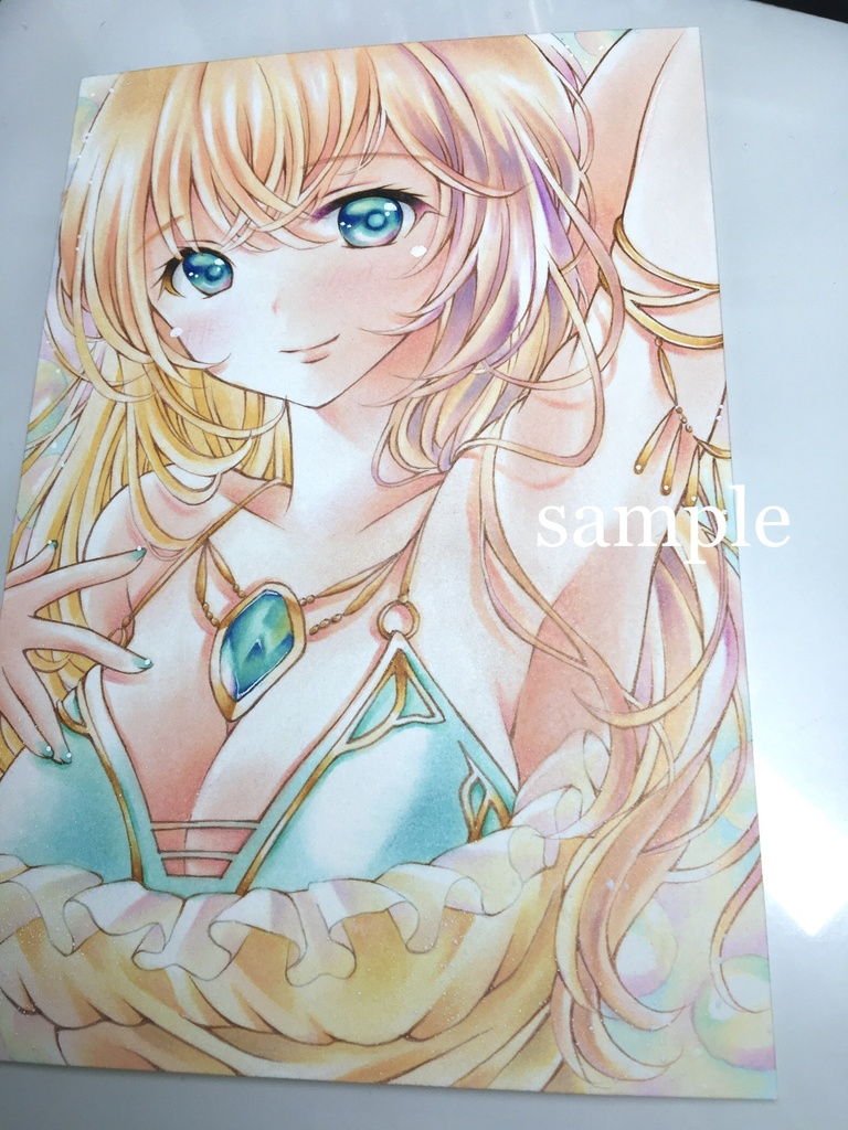 原画*オリジナル手描きイラスト*『shine』*コピック創作*同人*アナログ絵