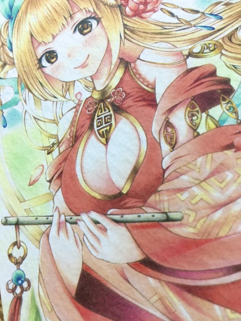 普通郵便発送【印刷】手描きオリジナルイラスト*印刷ポストカードサイズ2枚セット