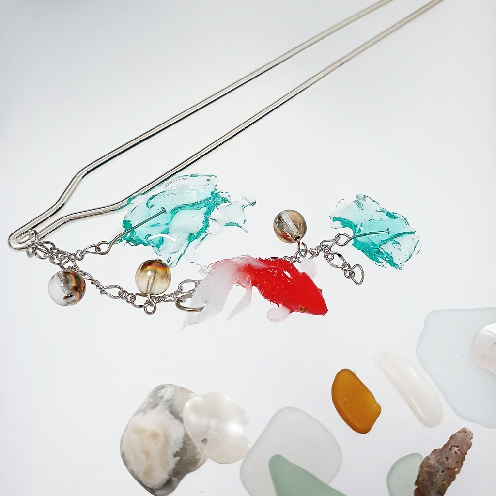 依談かんざし-金魚すくい-