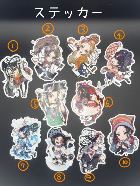 フルカラーステッカー グロスタイプ