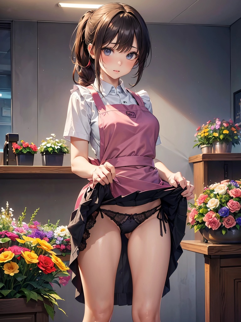 僕はどこでも誰にでもパンツを見せてもらえる権利を手に入れた Vol.4 警察官と花屋編