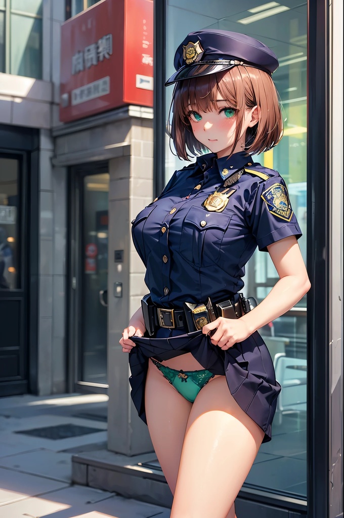 【スマホ対応版】僕はどこでも誰にでもパンツを見せてもらえる権利を手に入れた Vol.3 通勤時間と昼下がりの公園編 Vol.4 警察官と花屋編