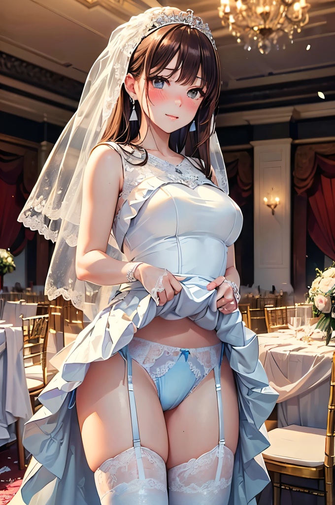 僕はどこでも誰にでもパンツを見せてもらえる権利を手に入れた Vol.13 ウェディングドレス & パーティドレス編