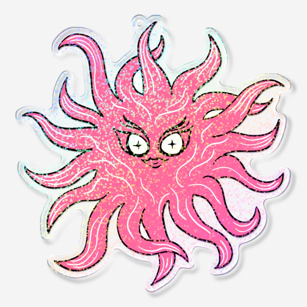 ぎらりんアクリルキーホルダー（グリッター）