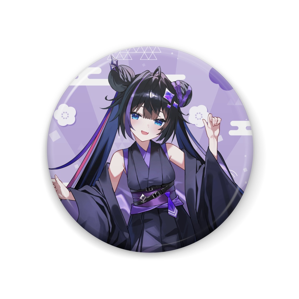 正月記念グッズ 缶バッジ 七瀬めるな・GoRou・ナコイコナ