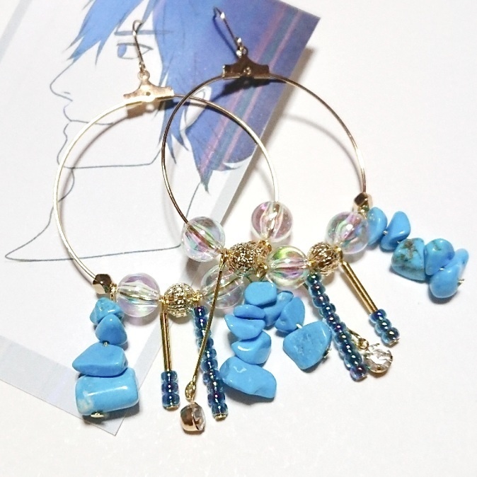 満寵イメージピアス、イヤリング