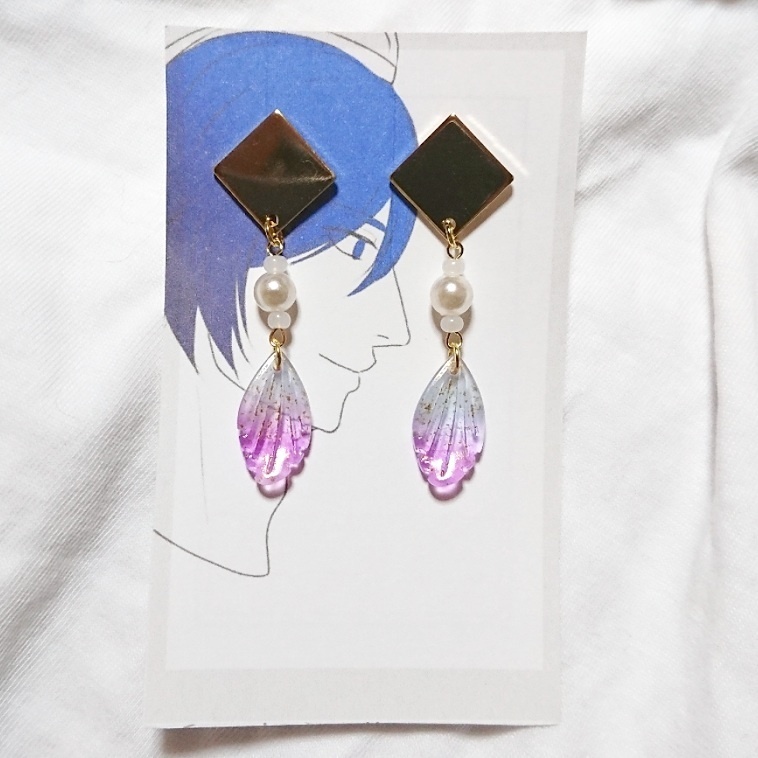 郭嘉イメージ花びらモチーフアクセサリー