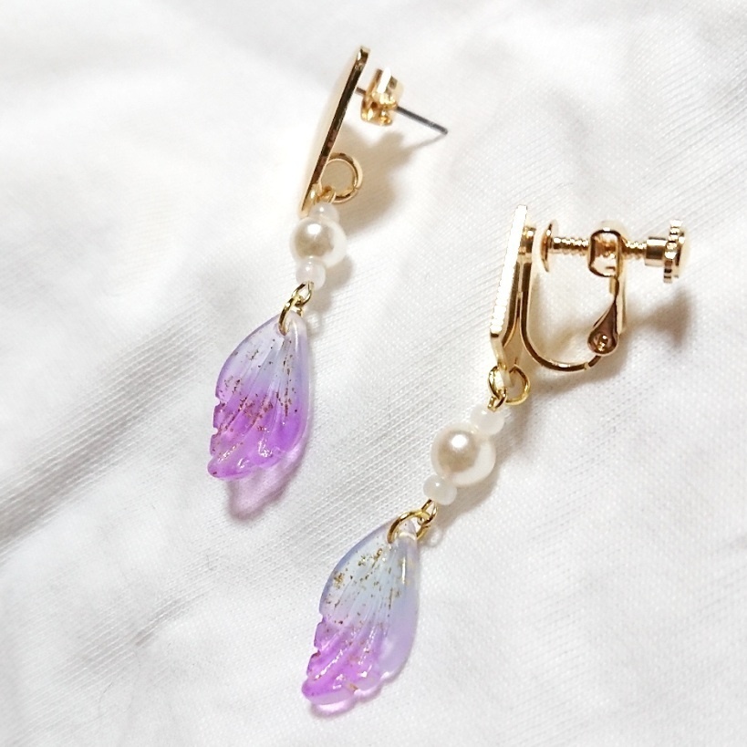 郭嘉イメージ花びらモチーフアクセサリー