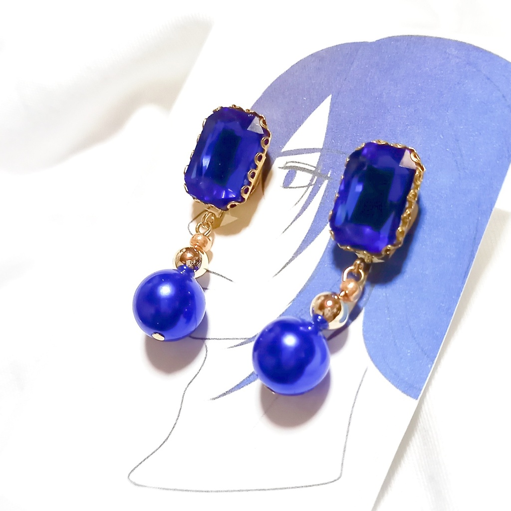 荀彧イメージビジューピアス・イヤリング