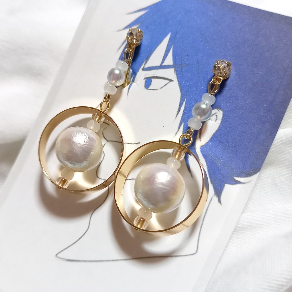 満寵イメージピアス・イヤリング