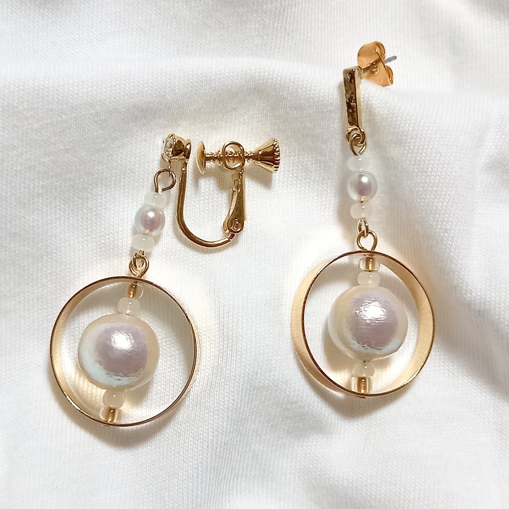 満寵イメージピアス・イヤリング