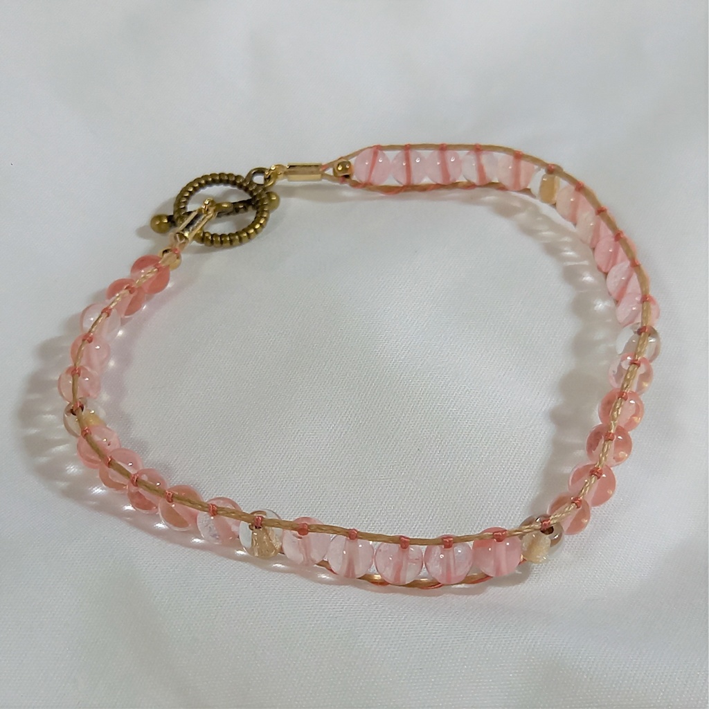 チェリークォーツベルトブレスレット