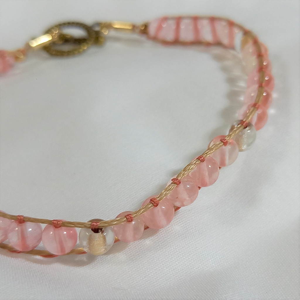 チェリークォーツベルトブレスレット