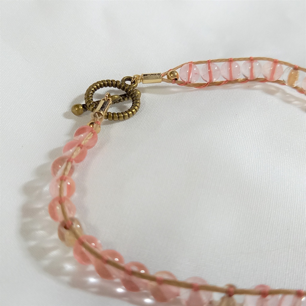 チェリークォーツベルトブレスレット