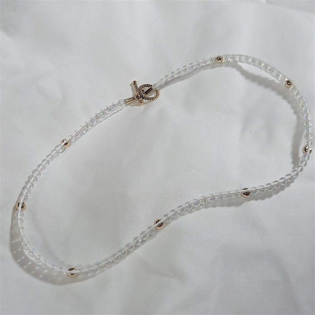 クリアダブルベルトブレスレット
