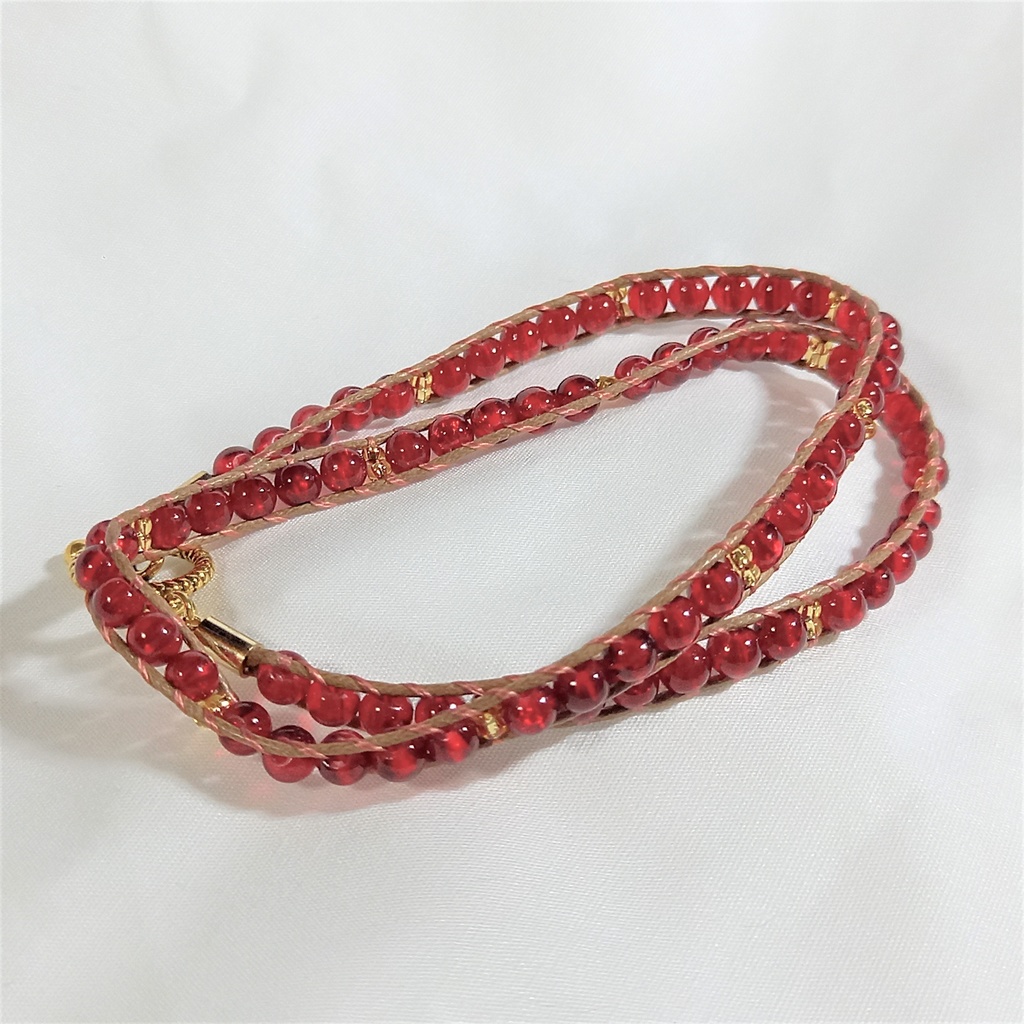 エスニックダブルベルトブレスレット