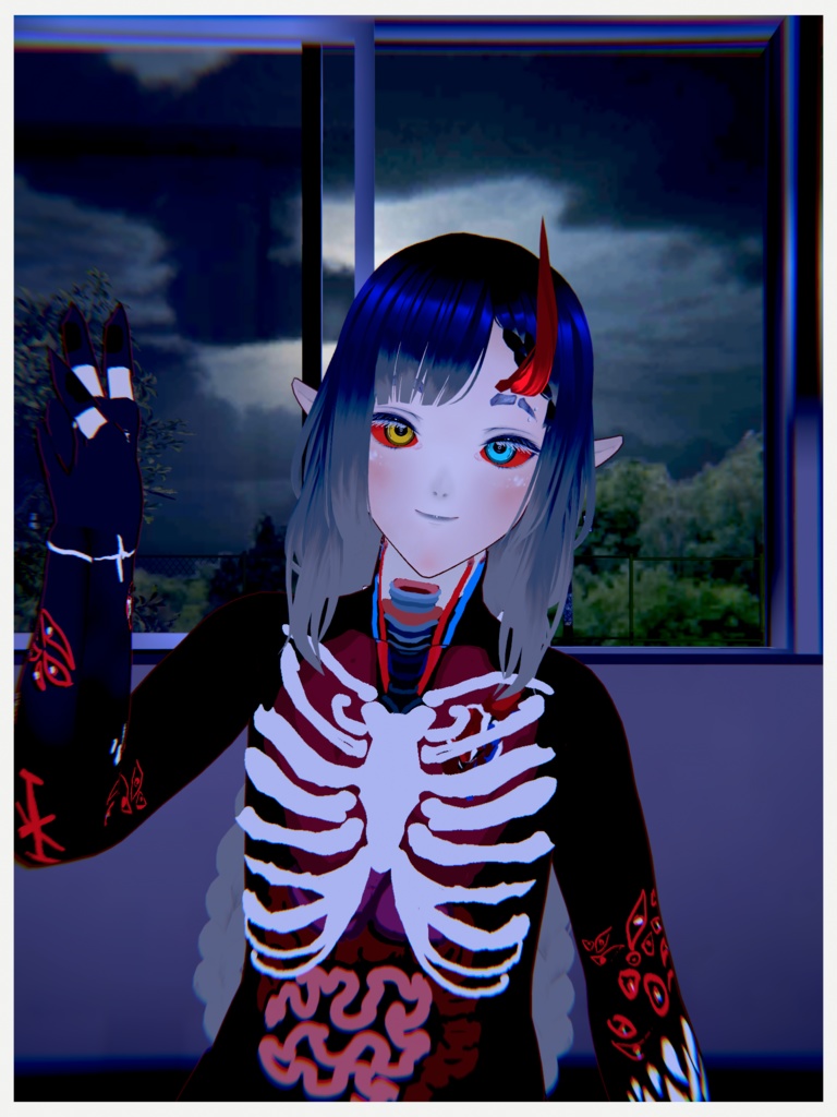 Anatomy Demon model vroid studio (vrm file)