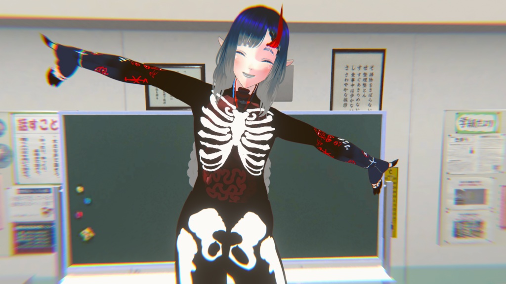 Anatomy Demon model vroid studio (vrm file)