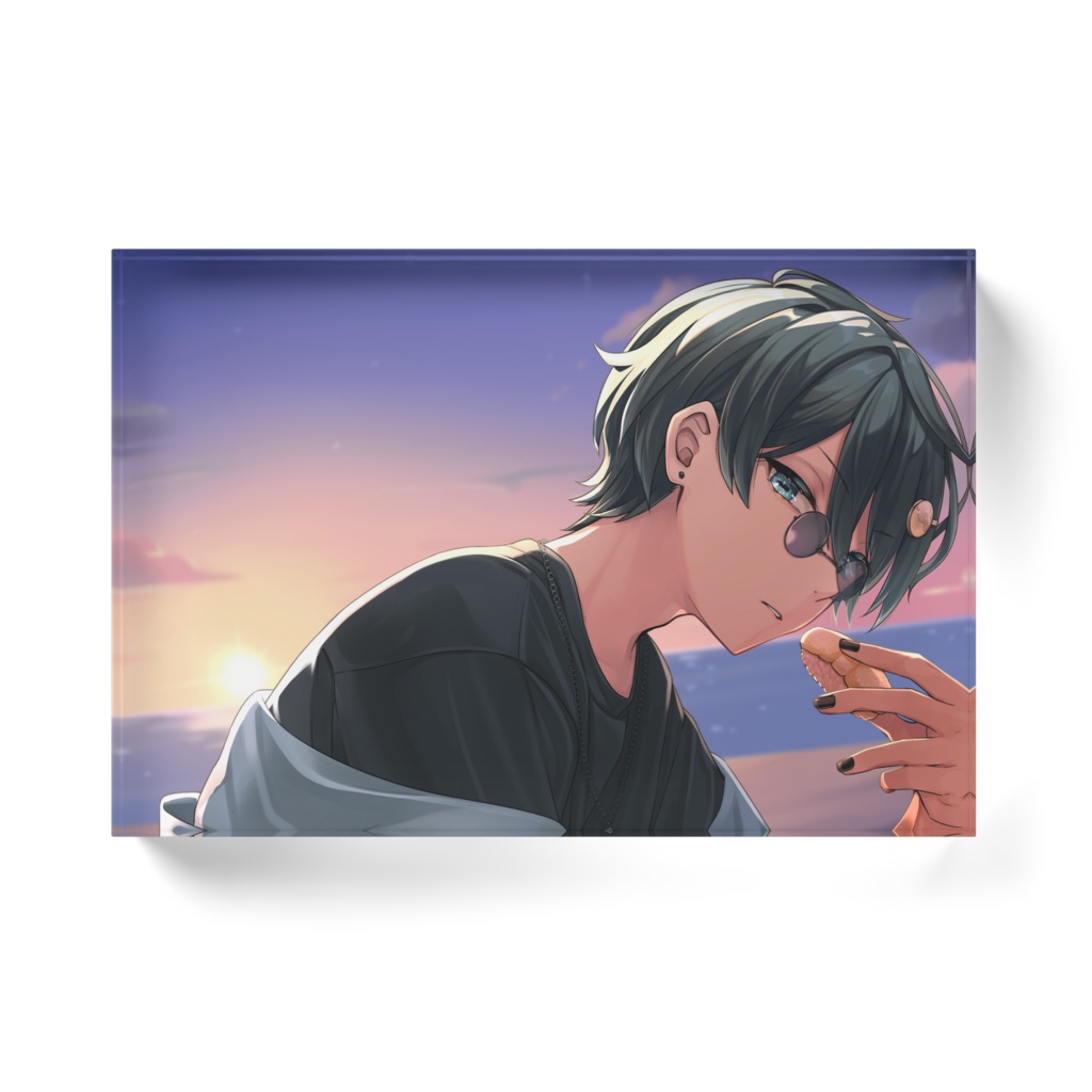 3周年イラストアクリルブロック