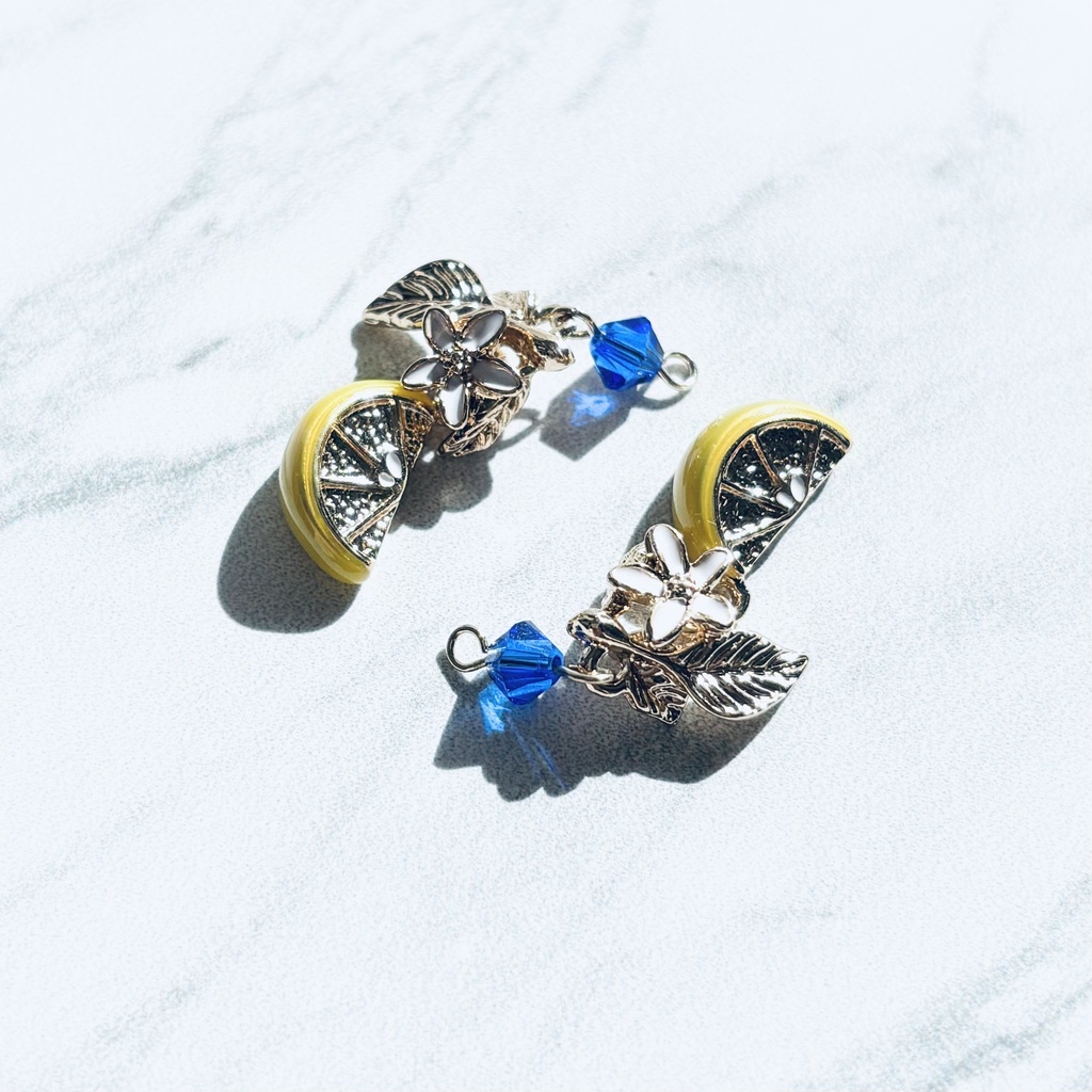 【サマスパ】シトラスの耳飾り🍋