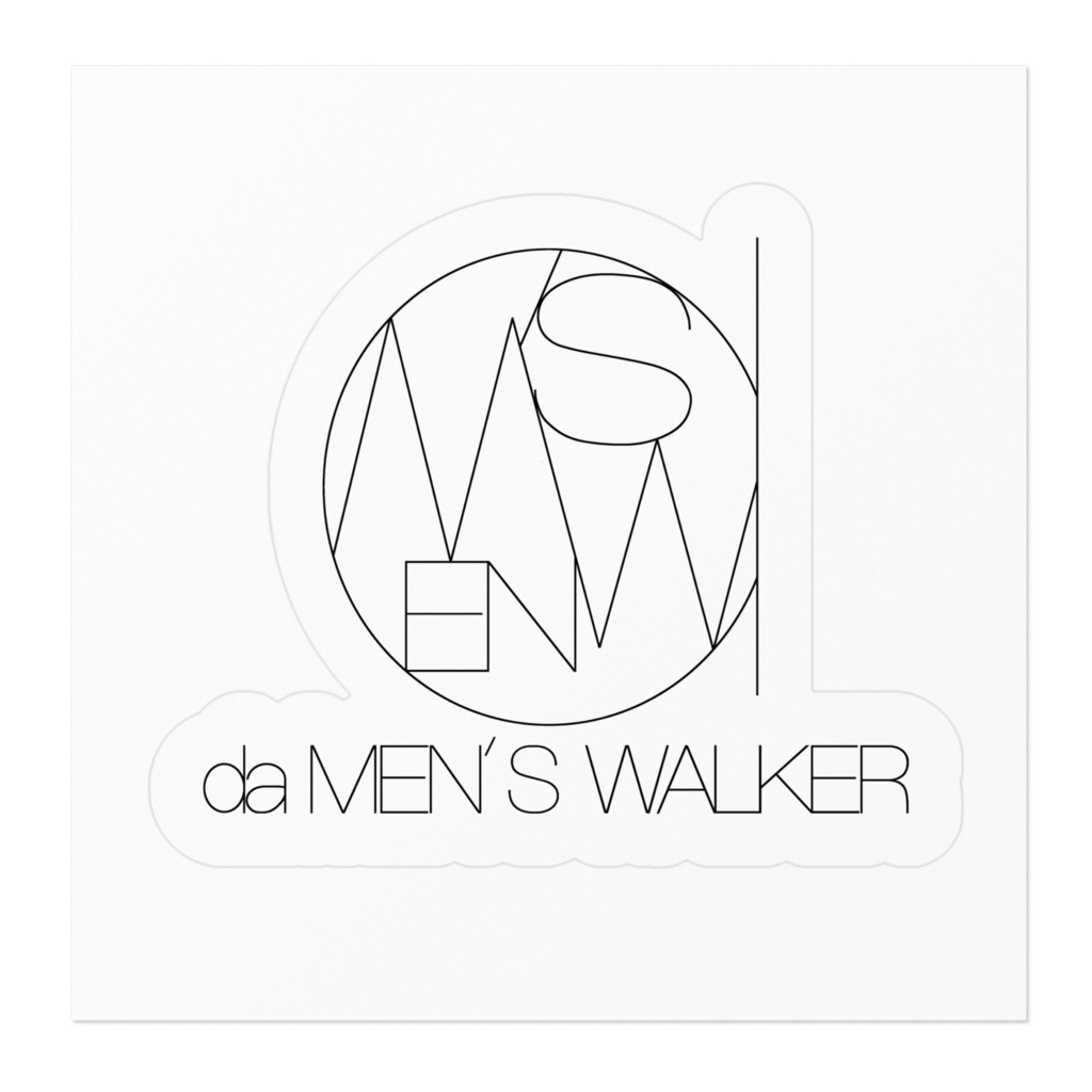 da MEN'S WALKER ステッカー